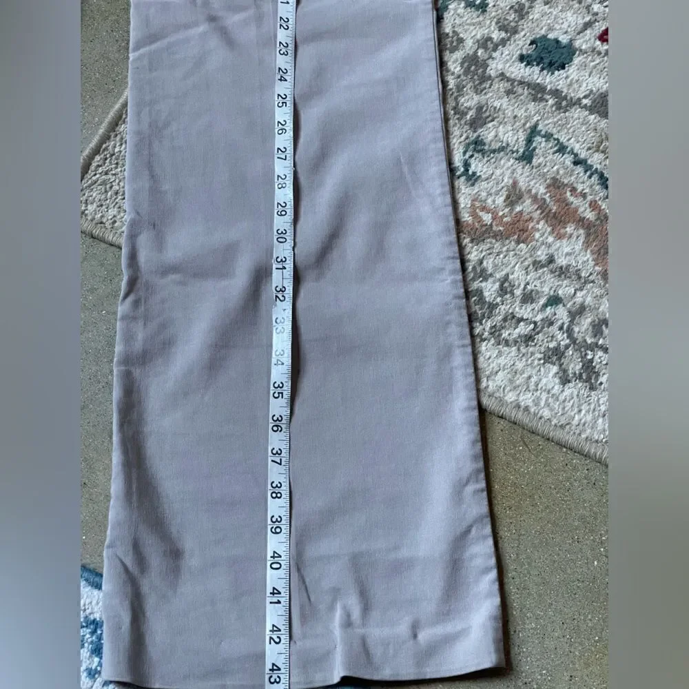 Mexx Cream Colored Wide Leg Khaki/Nylon Pants (Size: 28)